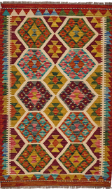 Handvävd matta Kilim Chobi No.65853 - Orientmattor