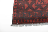 Afghan 64821 red