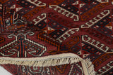 Arsari old, Handknotted rug from Afghanistan, Multicolor Red,  200x151 cm