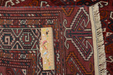 Arsari old, Handknotted rug from Afghanistan, Multicolor Red,  200x151 cm