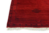 Colorful Afghan Bokhara rug by Orientmattor with intricate geometric patterns and rich textures, ideal for traditional decor.