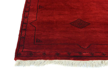 Colorful Afghan Bokhara rug by Orientmattor with intricate geometric patterns and rich textures, ideal for traditional decor.