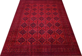 Handknuten matta Afghan Fine No.65503 - Orientmattor