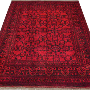 Handknuten matta Afghan-Fine Nr.65499 - Orientmattor