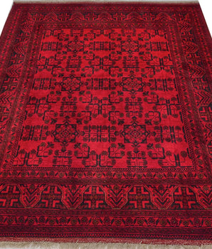 Handknuten matta Afghan-Fine Nr.65499 - Orientmattor