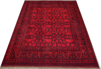 Handknuten matta Afghan-Fine Nr.65499 - Orientmattor