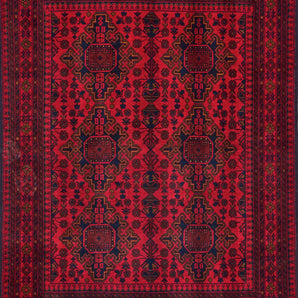 Handknuten matta Afghan-Fine Nr.65500 - Orientmattor