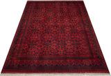 Handwoven Afghan-Pakistan rug with intricate patterns, from Orientmattor, featuring vibrant colors and detailed traditional design.