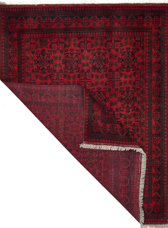 Handwoven Afghan-Pakistan rug by Orientmattor with intricate patterns and rich colors, showcasing traditional craftsmanship.