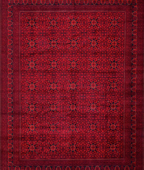 Handknuten matta Afghan-Fine Nr.65502 - Orientmattor