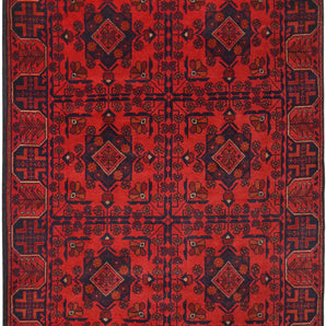 Handknuten Matta Afghan Oriental 187 x 123 cm Nr. 65978 - Orientmattor