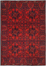 Handknuten Matta Afghan Oriental 187 x 123 cm Nr. 65978 - Orientmattor