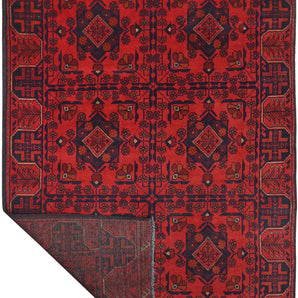 Handknuten Matta Afghan Oriental 187 x 123 cm Nr. 65978 - Orientmattor