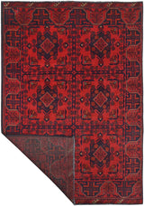 Handknuten Matta Afghan Oriental 187 x 123 cm Nr. 65978 - Orientmattor