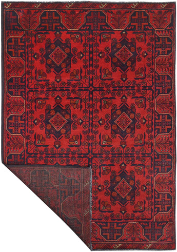 Handknuten Matta Afghan Oriental 187 x 123 cm Nr. 65978 - Orientmattor