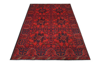 Handknuten Matta Afghan Oriental 187 x 123 cm Nr. 65978 - Orientmattor
