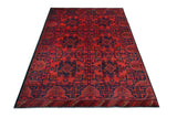 Handknuten Matta Afghan Oriental 187 x 124 cm Nr. 65981 - Orientmattor
