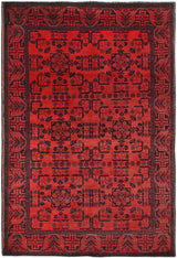 Handknuten Matta Afghan Oriental 187 x 127 cm Nr. 65980 - Orientmattor