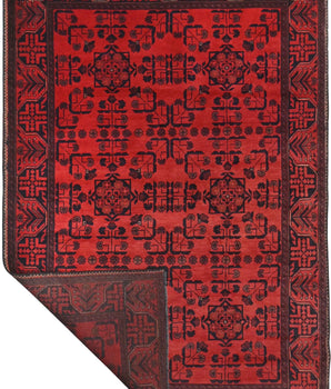 Handknuten Matta Afghan Oriental 187 x 127 cm Nr. 65980 - Orientmattor