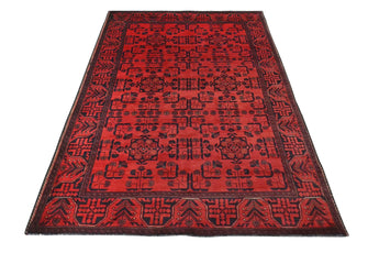 Handknuten Matta Afghan Oriental 187 x 127 cm Nr. 65980 - Orientmattor