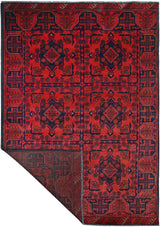 Handknuten Matta Afghan Oriental 189 x 124 cm Nr. 65979 - Orientmattor