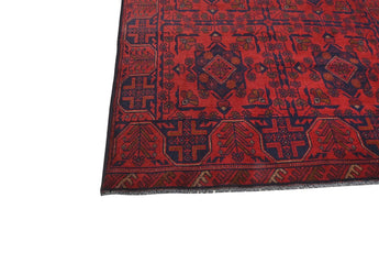 Handknuten Matta Afghan Oriental 189 x 124 cm Nr. 65979 - Orientmattor