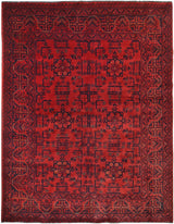 Handknuten Matta Afghan Oriental 190 x 153 cm Nr. 65972 - Orientmattor