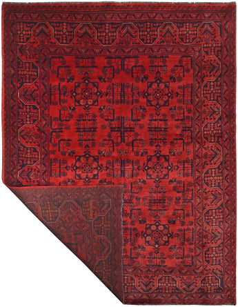 Handknuten Matta Afghan Oriental 190 x 153 cm Nr. 65972 - Orientmattor