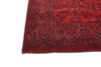 Handknuten Matta Afghan Oriental 190 x 153 cm Nr. 65972 - Orientmattor