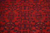 Handknuten Matta Afghan Oriental 190 x 153 cm Nr. 65972 - Orientmattor