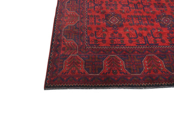 Handknuten Matta Afghan Oriental 191 x 148 cm Nr. 65976 - Orientmattor