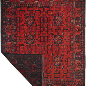 Handknuten Matta Afghan Oriental 191 x 152 cm Nr. 65975 - Orientmattor