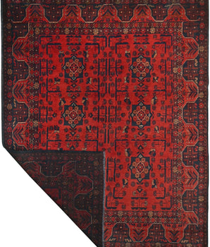 Handknuten Matta Afghan Oriental 191 x 152 cm Nr. 65975 - Orientmattor