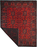 Handknuten Matta Afghan Oriental 191 x 152 cm Nr. 65975 - Orientmattor