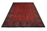 Handknuten Matta Afghan Oriental 191 x 152 cm Nr. 65975 - Orientmattor