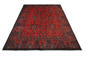 Handknuten Matta Afghan Oriental 191 x 152 cm Nr. 65975 - Orientmattor