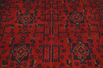 Handknuten Matta Afghan Oriental 191 x 152 cm Nr. 65975 - Orientmattor