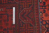 Handknuten Afghan Oriental rug from Orientmattor, 193x158 cm, featuring intricate traditional design and rich colors.