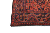 Handknuten Afghan Oriental rug from Orientmattor, 193x158 cm, featuring traditional Afghan/Pakistan woven design.