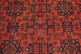 Handknuten Afghan Oriental rug from Orientmattor, 193 x 158 cm, featuring traditional patterns and rich, woven textures.