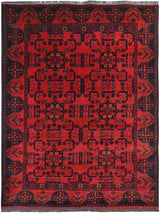 Handknuten Matta Afghan Oriental 195 x 124 cm Nr. 65982 - Orientmattor