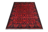 Handknuten Matta Afghan Oriental 195 x 124 cm Nr. 65982 - Orientmattor