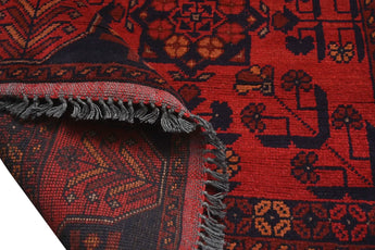 Handknuten Matta Afghan Oriental 195 x 124 cm Nr. 65982 - Orientmattor