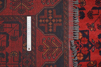Handknuten Matta Afghan Oriental 195 x 124 cm Nr. 65982 - Orientmattor