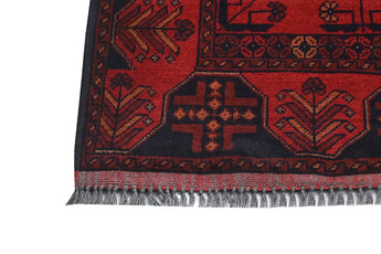 Handknuten Matta Afghan Oriental 195 x 124 cm Nr. 65982 - Orientmattor