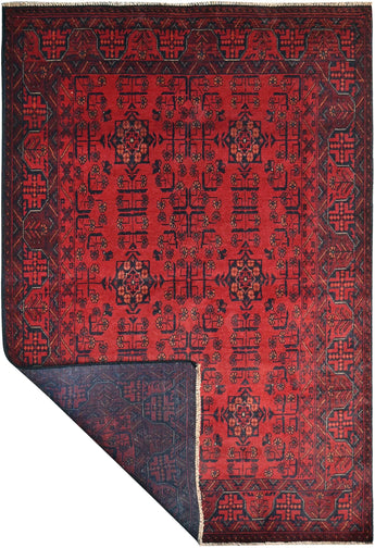 Handknuten Matta Afghan Oriental 197 x 127 cm Nr. 65977 - Orientmattor