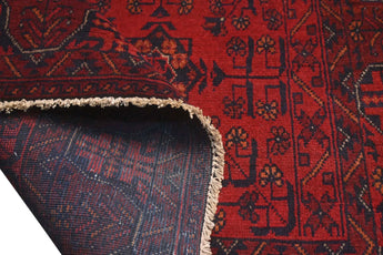 Handknuten Matta Afghan Oriental 197 x 127 cm Nr. 65977 - Orientmattor
