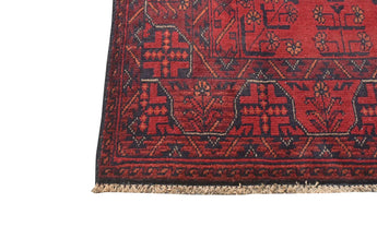 Handknuten Matta Afghan Oriental 197 x 127 cm Nr. 65977 - Orientmattor
