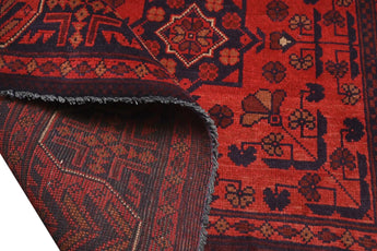 Handknuten Matta Afghan Oriental 197 x 156 cm Nr. 65971 - Orientmattor