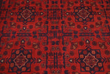 Handknuten Matta Afghan Oriental 197 x 156 cm Nr. 65971 - Orientmattor